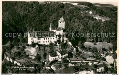 Lucens VD Chateau de Lucens Vue aerienne