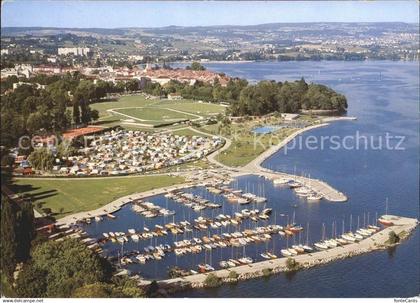 Morges Camping TCS de Morges bord Lac de Geneve