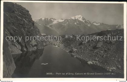 Orny Cossonay Petit Lac d Orny Cabane et Grand Combin