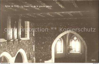 Pully Eglise de Pully Le Choeur vu de la grande galerie