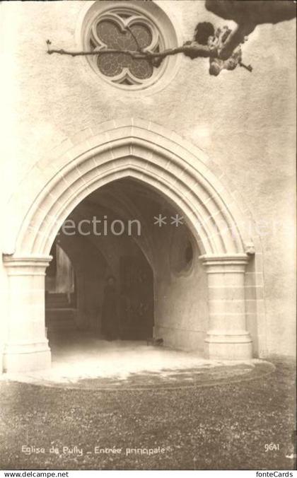 Pully Eglise Entree principale