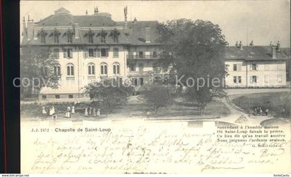 St Loup Pompaples Chapelle Gedicht