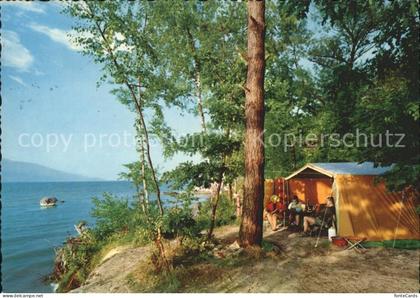 Yvonand Pointe d Yvonand route Yverdon Camping