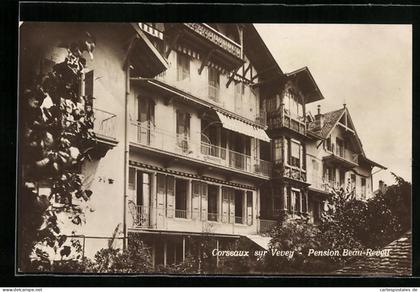 AK Corseaux sur Vevey, Hotel-Pension Beau-Reveil