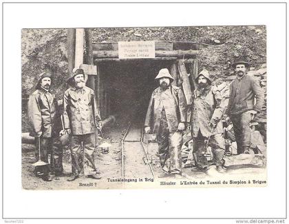 ENTREE DU TUNNEL DU SIMPLON à BRIGUE -