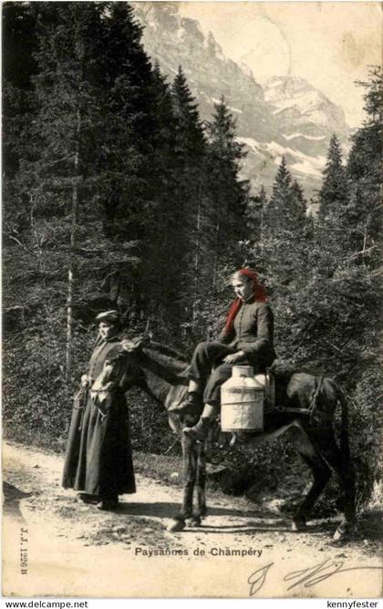 Paysannes de Champery