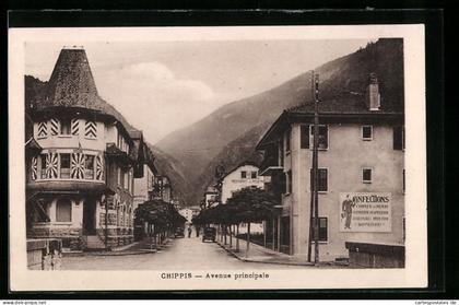 AK Chippis, Avenue principale, Hauptstrasse