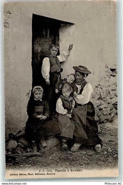 1983 Evolène - Bauersfamilie - 10611330