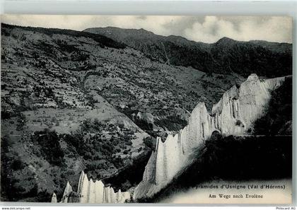 1983 Evolène - Fliegeraufnahme Pyramides dUseigne - 10309230