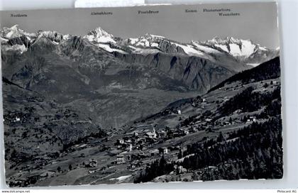 3925 Grächen - Nesthorn, Aletschhorn, Flescherhörner - 50776217