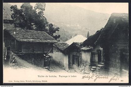 AK Loeche, Vallee de Loeche, Paysage a Inden