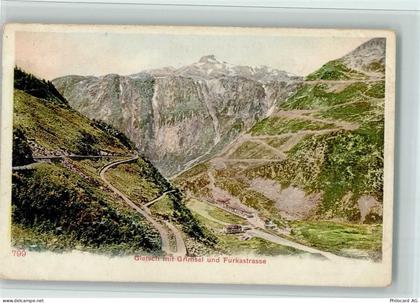 3999 Oberwald - Gletsch mit Grimsel und Furkastrasse - 12114378