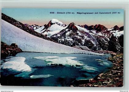 3999 Oberwald - Gletsch Nägelisgratseeli mit Galenstock - 11088979