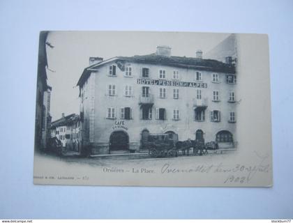 Orsières   ,   Schöne Karte um 1900