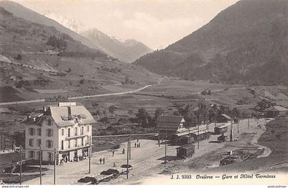 Suisse - ORSIÈRES (VS) Gare et Hôtel Terminus - Ed. Jullien J.J. 9393