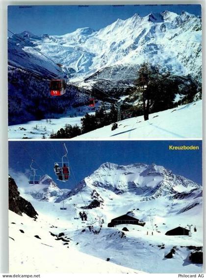 3910 Saas-Grund Winter Seilbahn Kreuboden - 39499595