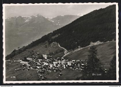 AK Saint-Luc, Ortsansicht von oben