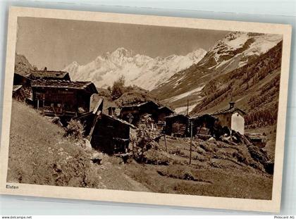 3922 Eisten Foto AK Lötschental Schweizer Heimatschutz-Postkarten - 38212296