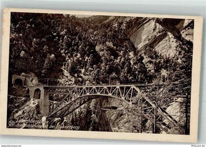 3938 Ausserberg 1917 Foto AK Lötschbergbahn Bielschtalviadukt - 39979363