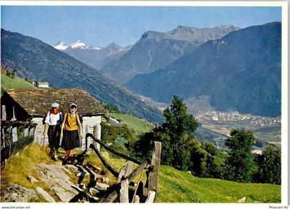 3938 Ausserberg - Höhenweg Hohtenn-Lalden, Rhonetal, Visp, Wallis - 51950762