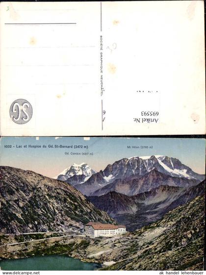695593 Lac et Hospice du St. Bernard Bourg-Saint-Pierre Bernhard Wallis