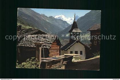 Anniviers Val d Anniviers Grimentz VS Kapelle Sankt Jean Rothorn Besso