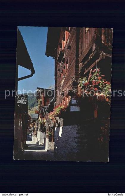 Anniviers Val d Anniviers Grimentz VS Rue du village a Grimentz