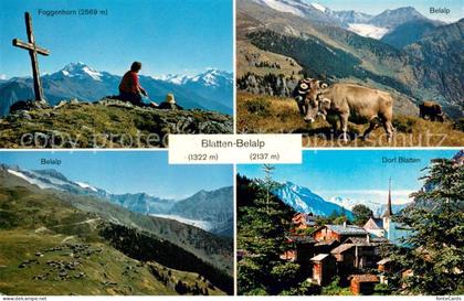 Blatten  VS Foggenhorn Belalp Dorf Blatten