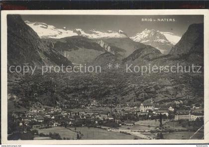 Brig und Naters Fliegeraufnahme