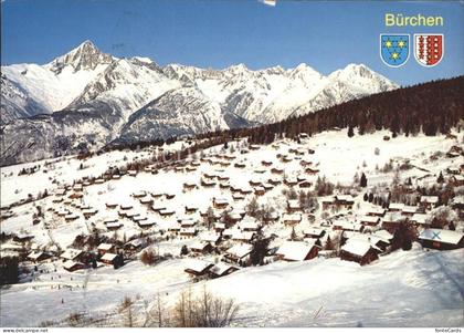 Buerchen Totalansicht mit Bietschhorn