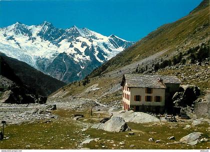 Carte Postale - Suisse - VS Valais - Almagelleralp 2194 m ob SaasAlmagell - Hôtel mit Mischabeigruppe - CPM - Carte Neuv