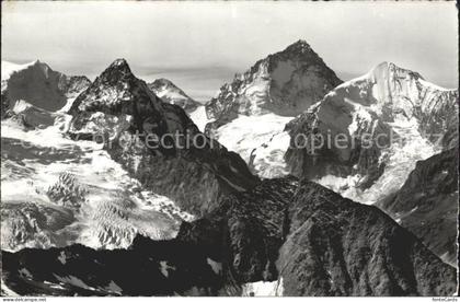 Col de Tracuit Besso Dent Blanche Grand Cornier Gebirgspanorama