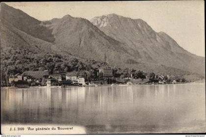CPA Le Bouveret Port Valais Kanton Wallis, Panorama