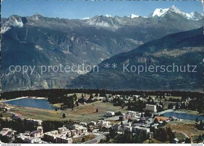 Crans-Montana Lac le Crans et le Weisshorn