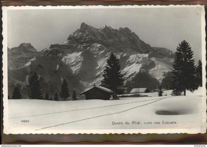 Dents du Midi Vues des Ecovets Berge Huetten