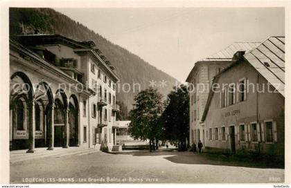 Loueche-les-Bains  Leukerbad VS Les Grands Bains et Bains Verra