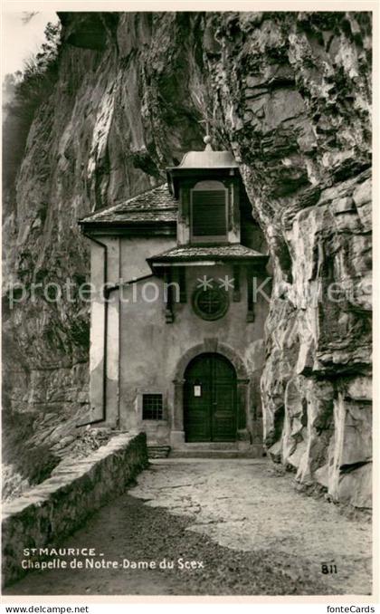 St Maurice  Valais VS Chapelle de Notre Dame du Scex