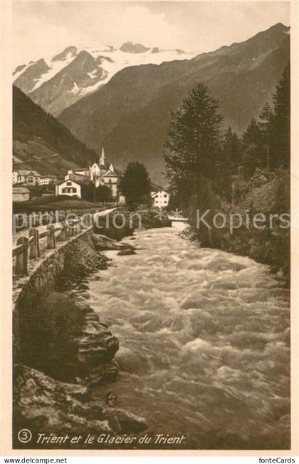 Trient Martigny VS et le Glacier du Trient