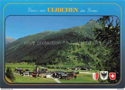 Ulrichen 1346m Nufenenpass VS Panorama