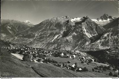 Unterbaech Panorama mit Balmhorn Wannehorn Wilderhorn Bietschhorn
