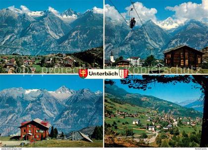 Unterbaech VS mit Bietschhorn Brandalp Sesselbahn Unterbaech