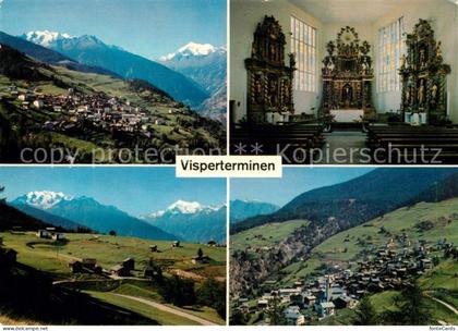 Visperterminen Dom Matterhorn Bodmen Fliegeraufnahme
