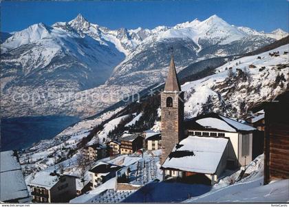 Visperterminen mit Bietschhorn und Gaersthorn