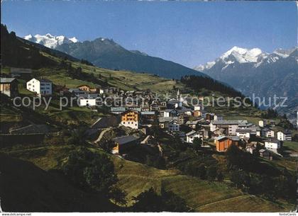 Visperterminen mit Mischabel und Weisshorn