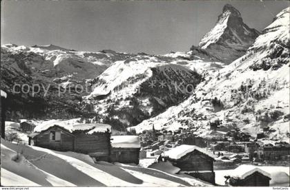 Zermatt VS Huetten Ortsansicht