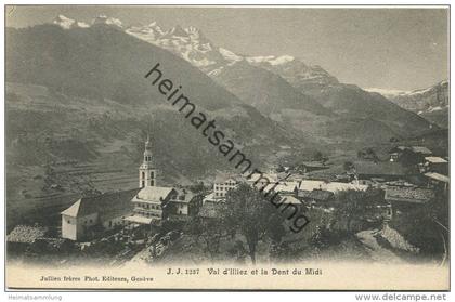 Val d'Illiez et la Dent du Midi - Edition Jullien frères Genève