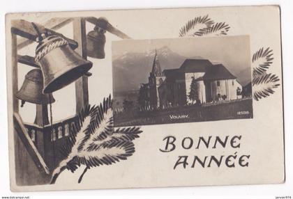 CPA Suisse 1932, Vouvry. Bonne Année, scan recto verso