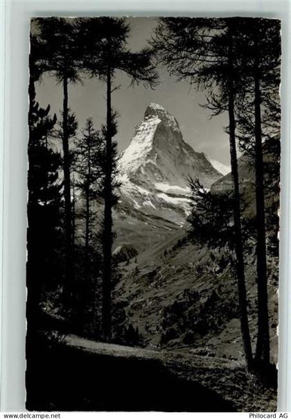 3920 Zermatt - Waldausblick bei Zermatt mit Matterhorn - 10156616