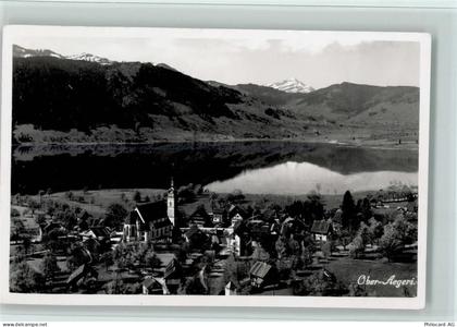 6315 Oberägeri 1938 Foto AK Teilansicht, gute Erhaltung AK - 13077677
