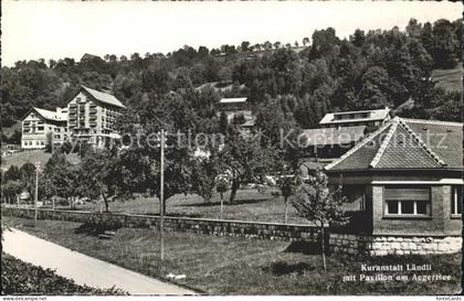 Aegerisee aegerisee Unteraegeri Unter-Aegeri ZG Kuranstalt Laendli mit Pavillon